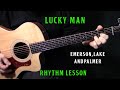 How To Play Lucky Man On Guitar By Emerson Lake Palmer Acoustic Guitar Lesson