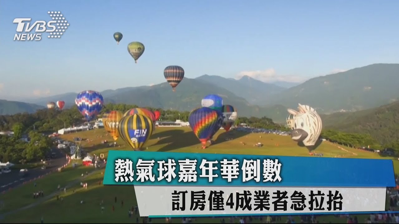 熱氣球嘉年華倒數 訂房僅4成業者急拉抬