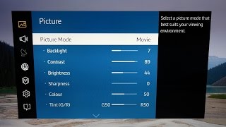 Picture Settings for Samsung UE40JU6400 4K TV