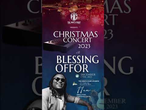 TKCA Christmas Spectacular: An Evening with Blessing Offor - Dec 17, 2023