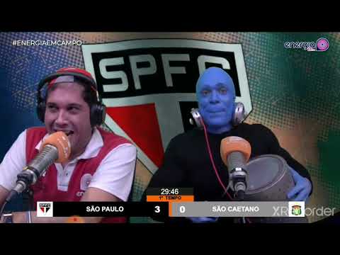 Narração Energia 97 - São Paulo 5x1 São Caetano - Futebol No Rádio - Campeonato Paulista 2021