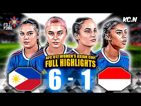 DOMINATED! Philippines vs Indonesia U17 | AFC U17 Women's Asian Cup