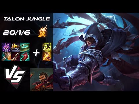 JUNGLE Talon vs Graves - EU Challenger Patch 25.20
