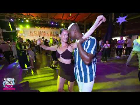 Achile Dinga & Annick van Iren ~ salsa social dancing @ CSSF, Rovinj