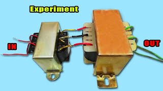 12v To 220v Ac Converter Transformer Experiment
