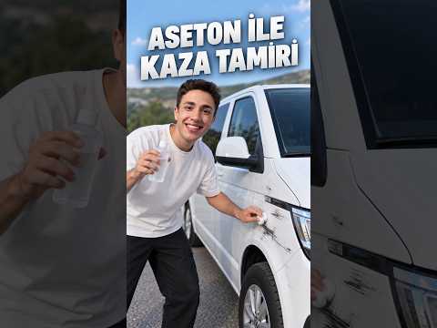 Kaza Yaptıysanız Direkt Koşun Aseton Alın  #shorts 🚘