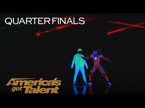 UDI Dance: Glow In The Dark Dance Crew Brings Video Games To Life - America's Got Talent 2018