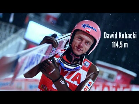Dawid Kubacki 114,5 m (22.02.2019). Kwalifikacje MŚ Innsbruck Seefeld 2019