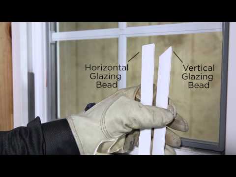 How to remove glazing bead