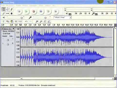 Audacity Workshop - Grundlagen Bearbeitung