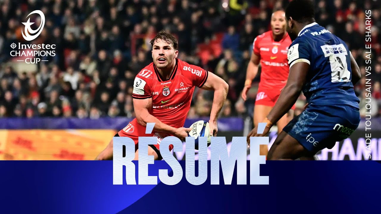Résumés - Stade Toulousain v Sale Sharks | Investec Champions Cup 2025/26
