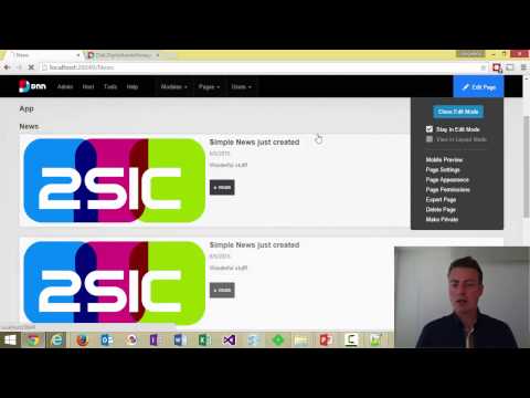 Tutorial - How to create a cool News App with DNN and 2sxc - Safe and Token based
