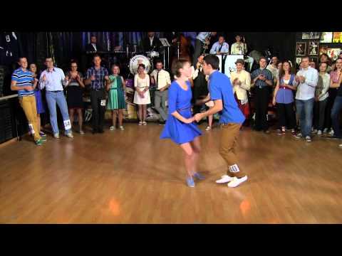Larisa Vivas Kurbatova & Sergey Galperin - Lindy Hop Invitational at Sultans of Swing 2013