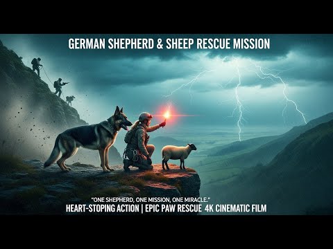 German Shepherd & Sheep Rescue Mission | Heart-Stopping Action | Epic Paw Rescue #animalrescue
