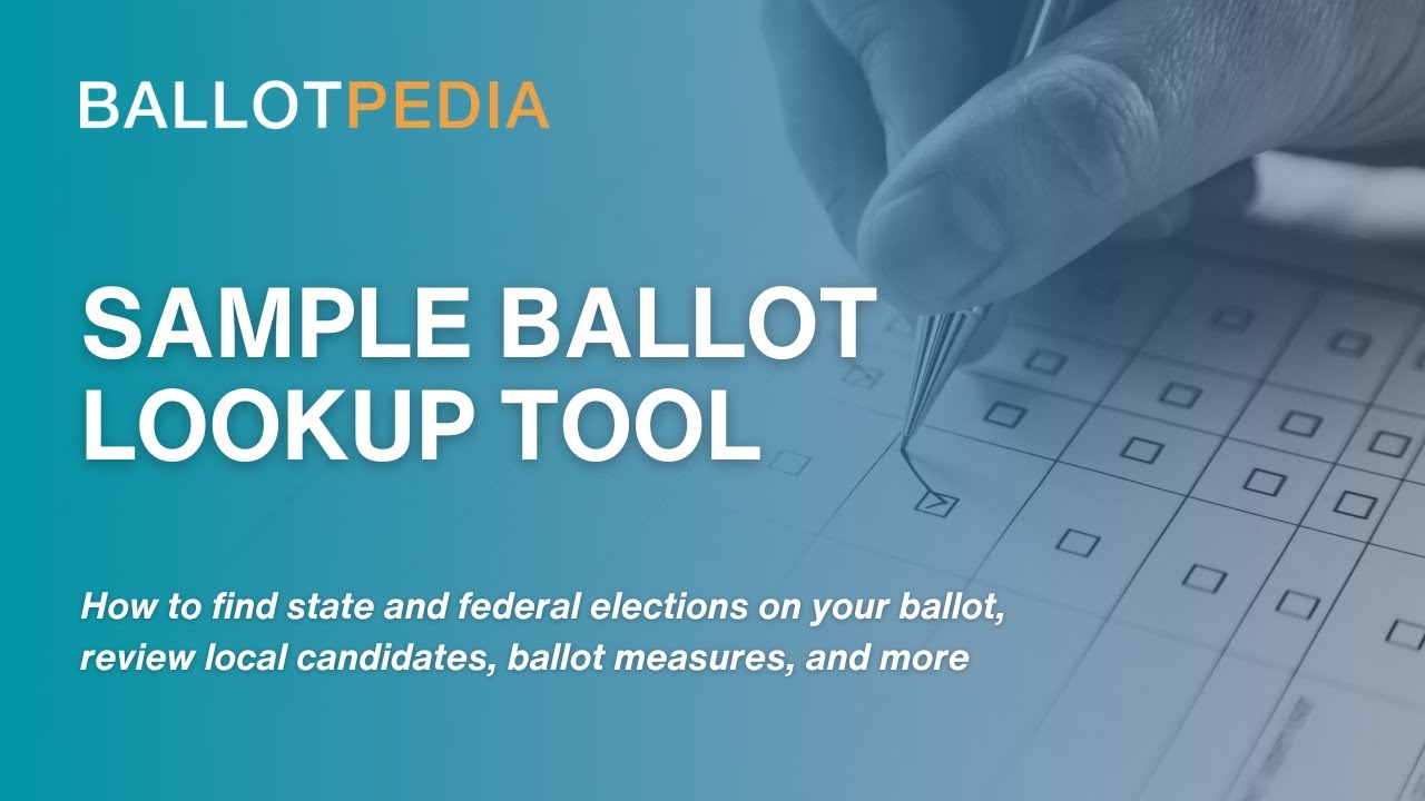 Ballotpedia's Sample Ballot Lookup Tool