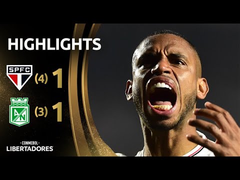 Gols e lances de São Paulo x Atlético Nacional