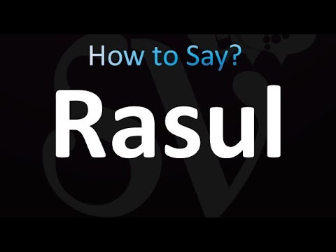 How to Pronounce Rasul (correctly!)