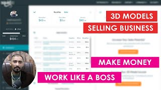 How to Sell 3D Models Online 2021 - Make 500$/month - 3D Models Business - Scale Up