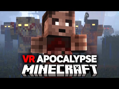 Surviving the Minecraft Zombie Apocalypse in VR