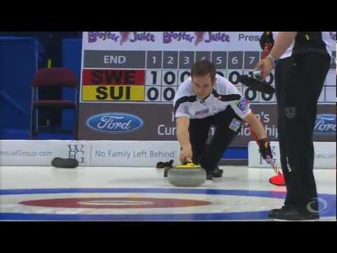 CURLING: WMCC 2013 Draw 9 SWE vs SUI - HIGHLIGHTS