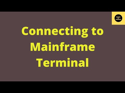 How to Connect to Mainframe Terminal 3270