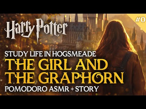 6h STUDY LIFE in HOGSMEADE 🏠✏️ Harry Potter Pomodoro, Hogwarts ASMR Productivity Timer | Prologue