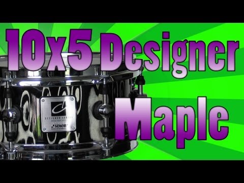 10x5 Sonor Designer Maple Light Snare Drum - Snare Pimp Project Volume 32