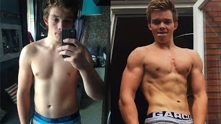 16 Year Old Incredible 1 Year Body Transformation! 15-16 (MOTIVATION!) | Calisthenics & Gym/Weights