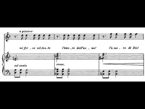 Dai campi, dai prati (Mefistofele - A. Boito) Score Animation