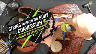 DIY String-Through Conversion: Fitting a Wilkinson Bridge to a BexGears Kit Body