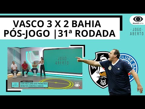VASCO 3 X 2 BAHIA - TRICOLOR SOFRE APAGÃO E PERDE PARA O VASCO