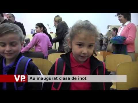 Au inaugurat clasa de înot