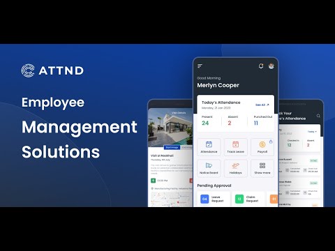 Attnd: Employee Management App Video