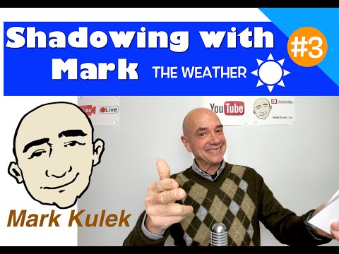 Shadowing Practice with Mark Kulek #3 - the weather | English Speaking Practice - ESL