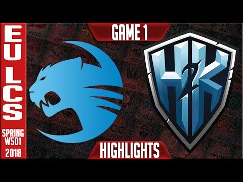 ROC vs H2K Highlights | EU LCS Week 5 Spring 2018 W5D1 | Roccat vs H2K Highlights