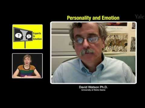 David Watson on Personality and Emotion