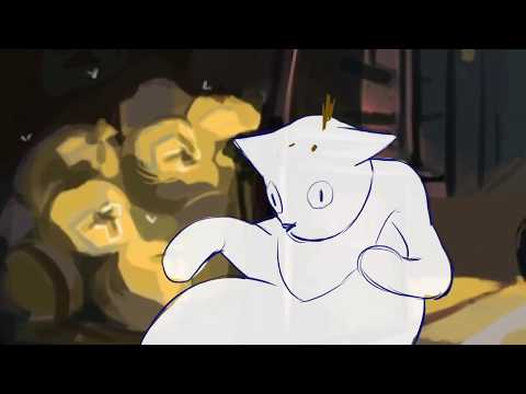 High school 2D Animated Short Film - Drunken Cat