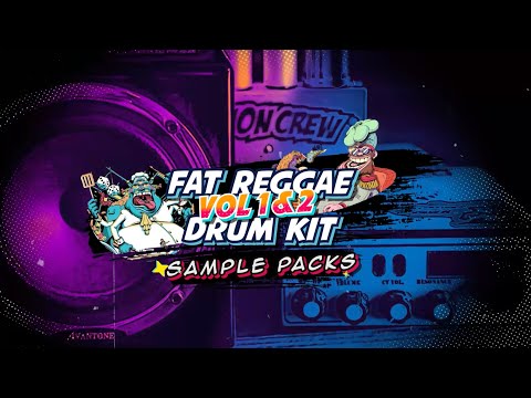 Green Lion Crew's FAT Reggae Drum Kit Sample Pack Volume 1 + 2