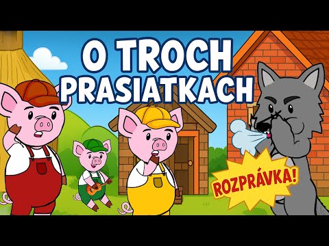 O troch prasiatkach | Rozprávka | Po slovensky | Príbehy pre deti | Kreslené rozprávky | Animované