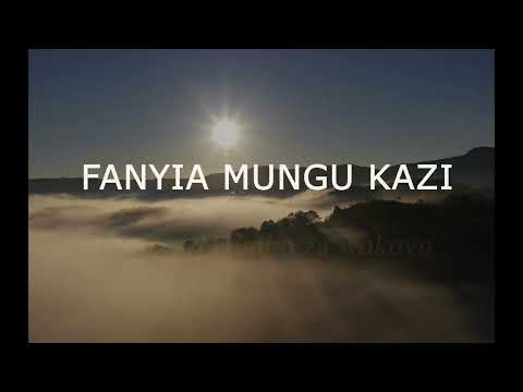 FANYIA MUNGU KAZI(Skiza code 6930225)- Video lyrics(no186 NW) - Papi Clever &Dorcas ft Merci Pianist