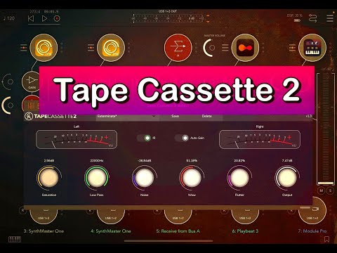 Tape Cassette 2 - 100% FREE - AUv3 Effect For Adding The Warmth & Character Of Cassette Tape - iPad