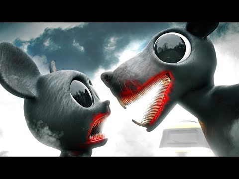 Cartoon Rat vs Cartoon Mouse