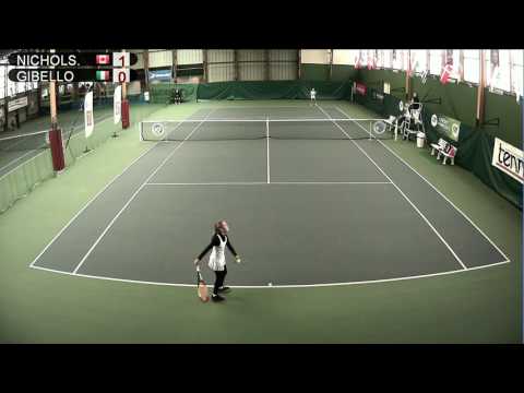 NICHOLSON (CAN) vs GIBELLO (ITA) - Open Super 12 Auray Tennis - Court 1