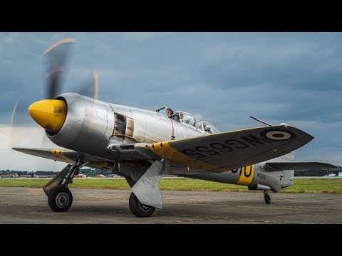 Sea Fury display by Lars Ness | Flydagen Sola 2019