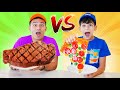 Gummy vs Real Food Challenge with Jason