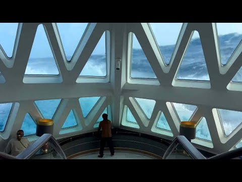 Video Shows 40-Foot Waves Crashing Into Cruise Ship in Drake Passage