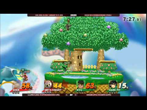 GENESIS 3 - LLL|MR.R vs #THE|Abadango vs SHIG|9B vs Earth - Wii U Doubles R2