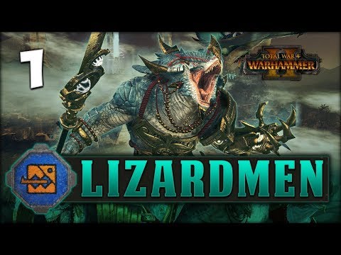 THE MIGHT OF KROQ-GAR! Total War: Warhammer 2 - Lizardmen Campaign - Kroq-Gar #1
