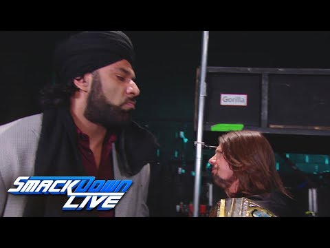 Jinder Mahal vows to come after WWE Champion AJ Styles: SmackDown LIVE, Nov. 14, 2017