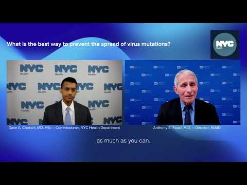 Dr. Anthony Fauci on how to prevent the spread of COVID-19 and virus mutations